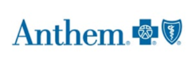 Anthem Health Insurance logo, providing home healthcare and medical coverage solutions for a healthy lifestyle.